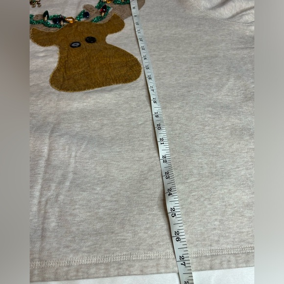 Vintage Merry Christmoose Christmas Sweatshirt, Moose Crewneck. Size 22-24W - Picture 13 of 14